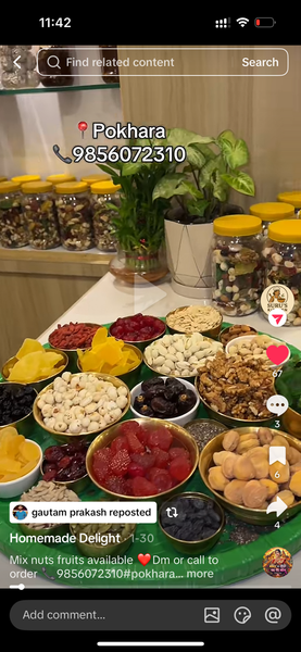 Mixed Nuts and Fruits