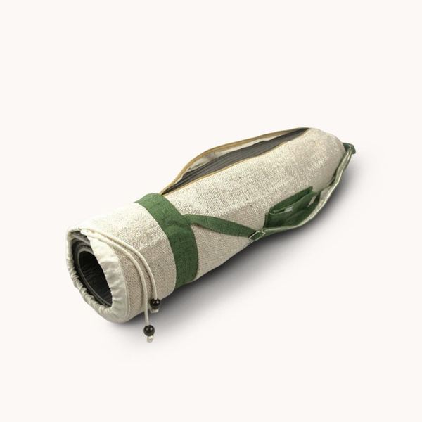 Handwoven Hemp & Allo Yoga Mat Bag