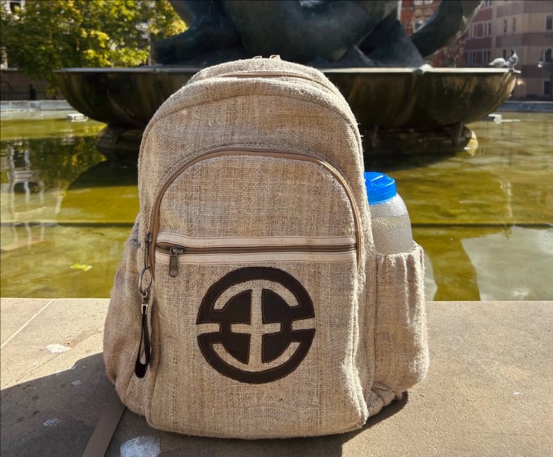 100% Natural Hemp Backpack