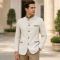 Mandarin Collar Hemp Special Coat