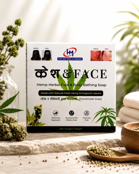 Hemp Herbal Face & Body Bathing Soap 100g