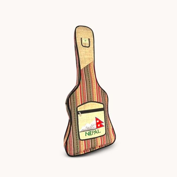 Handwoven Hemp & Allo Guitar Bag