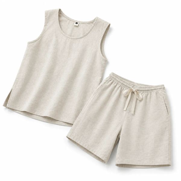 Men's Hemp Tank & Drawstring Shorts Co-Ord Set