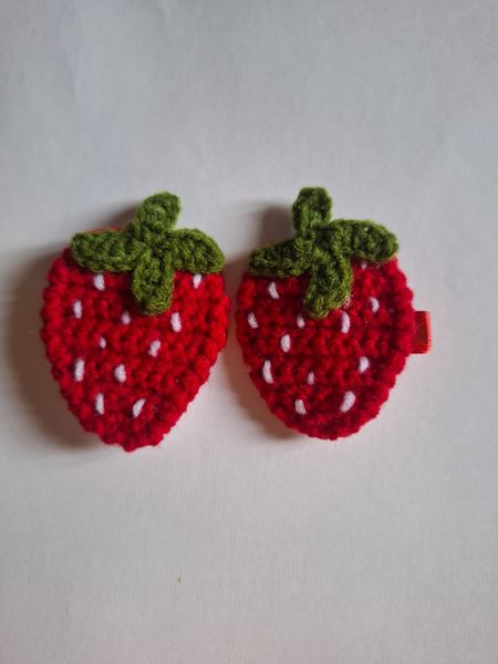Crochet hair clips