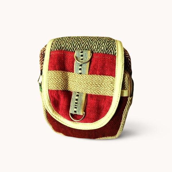Handwoven Heritage Hemp & Allo Sling Bag